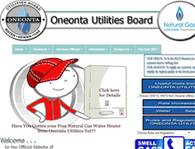 Tablet Screenshot of oneontautilities.com